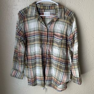 American Eagle Green Flannel